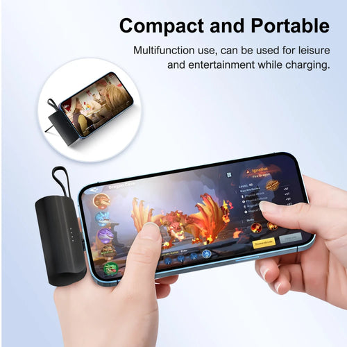 Compact Capsule Portable Power Bank